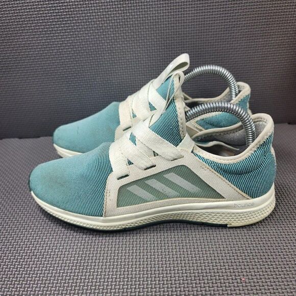 Womens Sz 7 Green Adidas Edge Lux Running Shoes - Picture 3 of 8